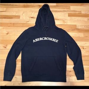 Abercrombie and Fitch Blue Hoodie - Young Man Medium